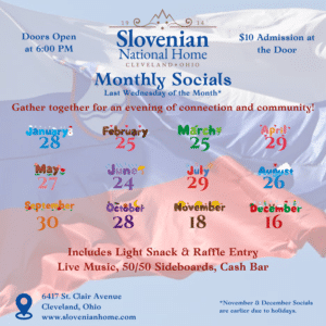 SNH Monthly Socials