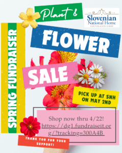 Slovenian National Home Plant Sale now through April 22
