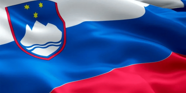 slovenian flag waving