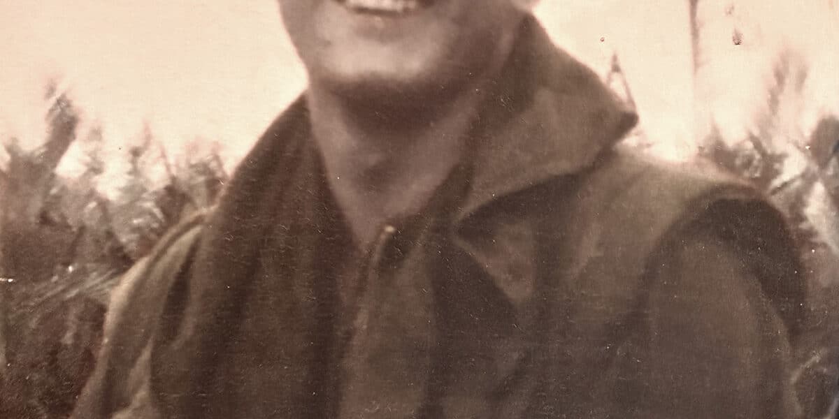 portrait of US Marine Sylvester V. Sekne smiling in viet nam